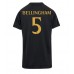 Tanie Strój piłkarski Real Madrid Jude Bellingham #5 Koszulka Trzeciej dla damskie 2023-24 Krótkie Rękawy